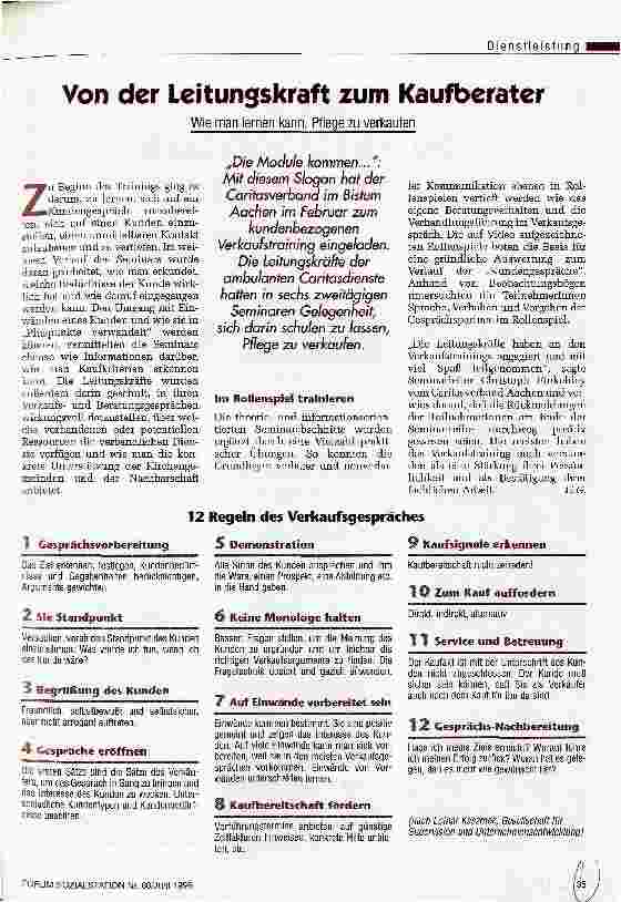 Vorschauseite 1: Von der Leitungskraft zum Kaufberater