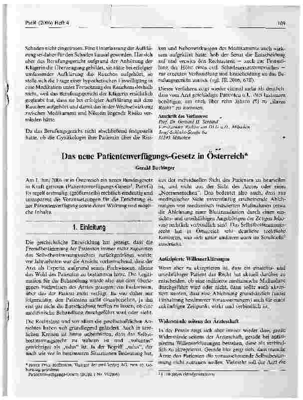 Vorschauseite 4: Der Patient und der Beipackzettel*