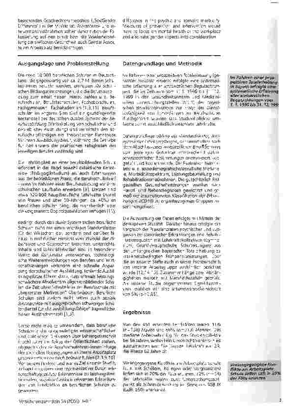 Vorschauseite 2: Morbidität und vorzeitige Dienstunfähigkeit von Lehrkräften an beruflichen Schulen