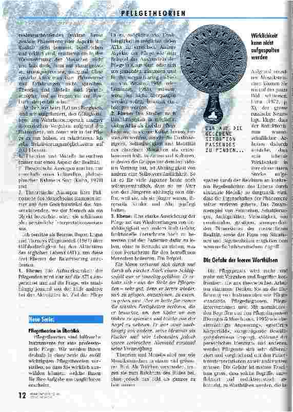 Vorschauseite 5: Wofür sind Pflegetheorien gut?