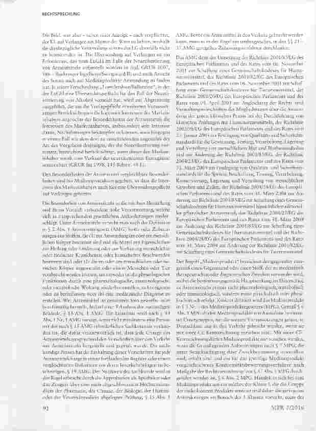 Vorschauseite 3: Pflicht zur Übersendung von Produktmustern auch bei Medizinprodukten Art. 9, 13 Abs. 2, 99 Abs. 3 GMV, §§ 18 Abs. 3, 24 Abs. 1 MarkenG