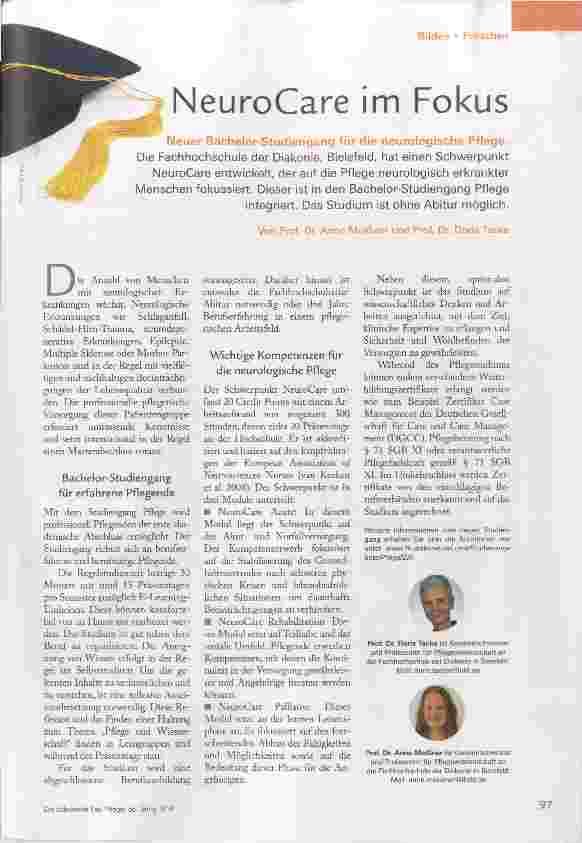 Vorschauseite 1: NeuroCare im Fokus