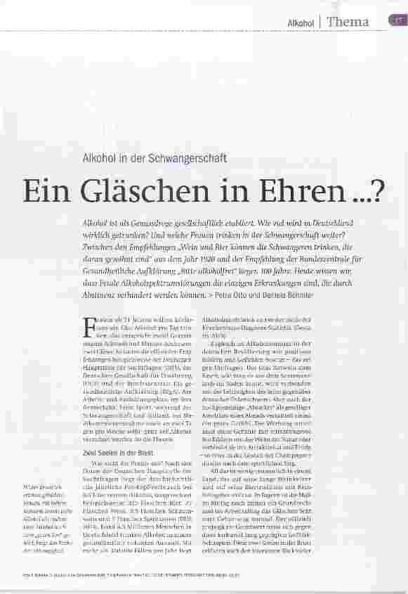 Vorschauseite 2: Ein Gläschen in Ehren. .. ?