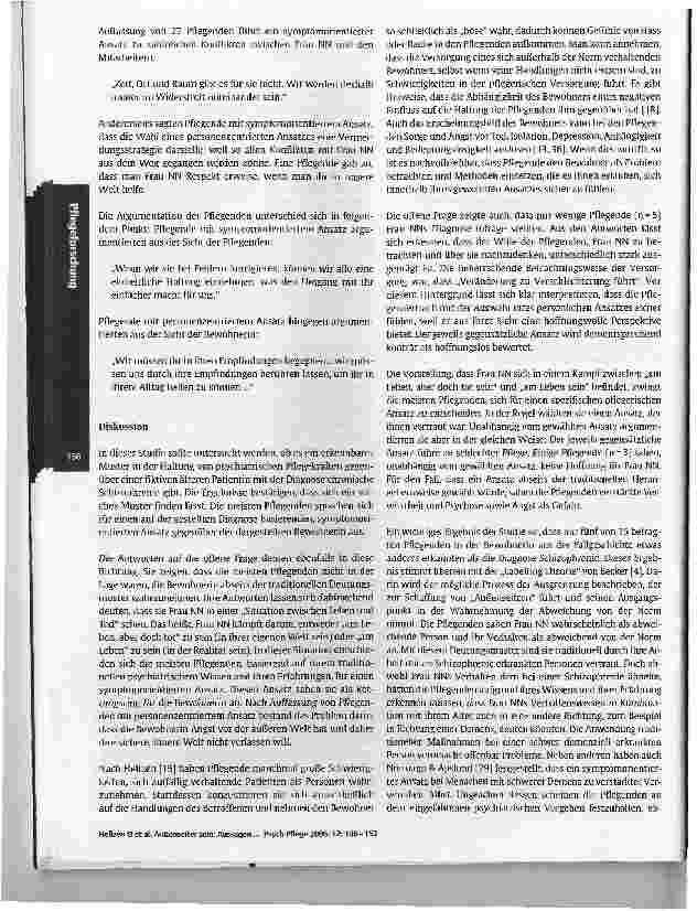 Vorschauseite 5: Außenseiter sein: Aussagen von Pflegenden zur Fallgeschichte einer alten Bewohnerin mit der Diagnose Schizophrenie und demenztypischem Verhalten
