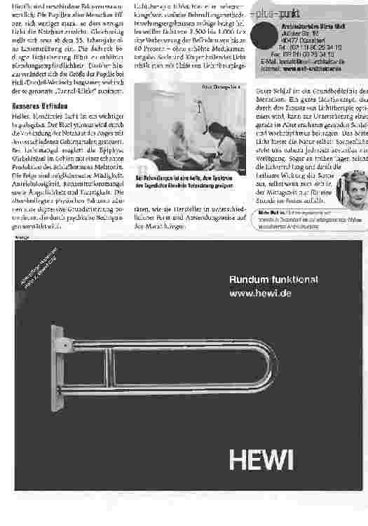 Vorschauseite 2: Ins richtige Licht rückenWarum es in Pflegeheimen auf die richtige Beleuchtung ankommt