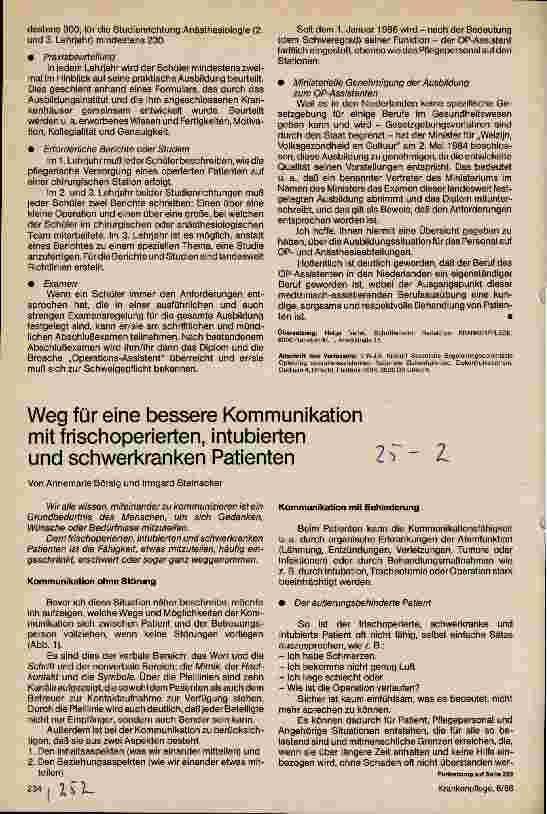 Vorschauseite 4: Ausbildung zum Operations-Assistenten in den Niederlanden