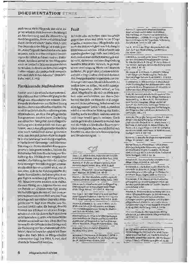 Vorschauseite 5: Vermittlung und Förderung ethischer Kompetenz in der AltenpflegeGrundlage für qualitativ überzeugende professionelle Pflege