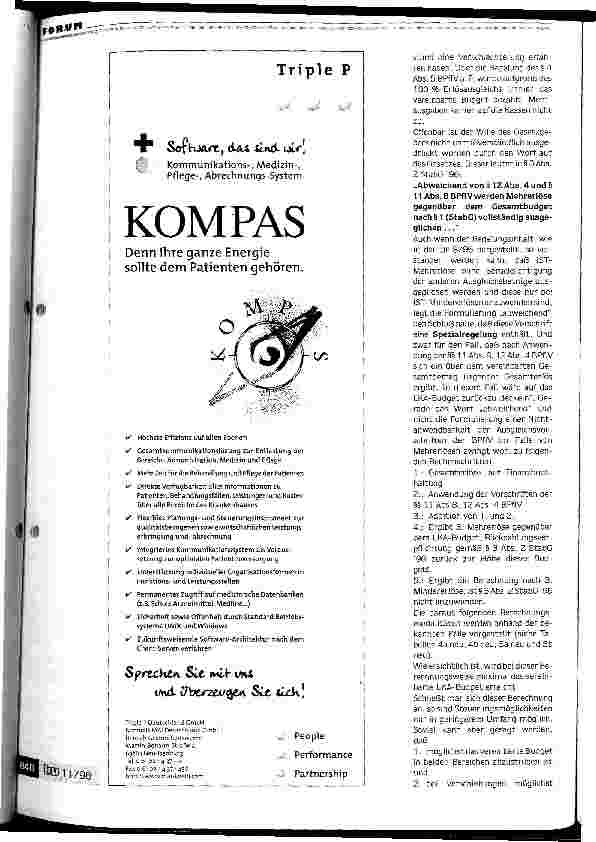 Vorschauseite 2: Erlösausgleich mit Tücken - 2. Teil Ausgleichsbeiträge nach dem § 3 Abs. 2 Stabilisierungsgesetz 1996 (StabG ´96)