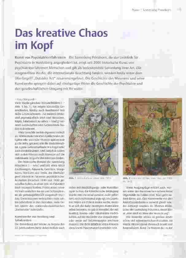 Vorschauseite 1: Das kreative Chaos im Kopf