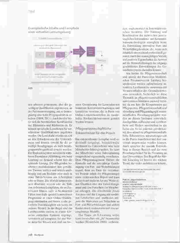 Vorschauseite 3: Fortund Weiterbildung in der Pflege Mannigfaltige Möglichkeiten