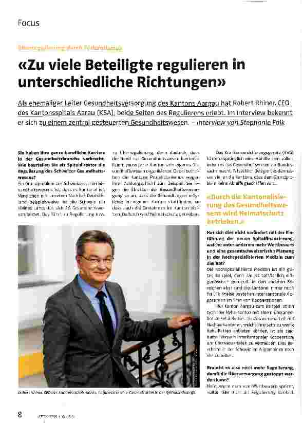 Vorschauseite 1: Zu viele Beteiligte regulieren in unterschiedliche Richtungen