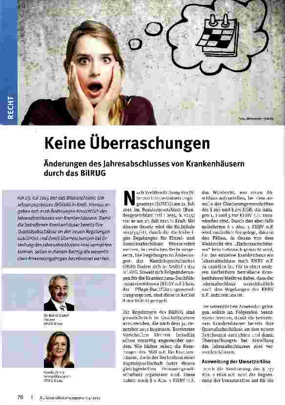 Vorschauseite 1: Keine Überraschungen