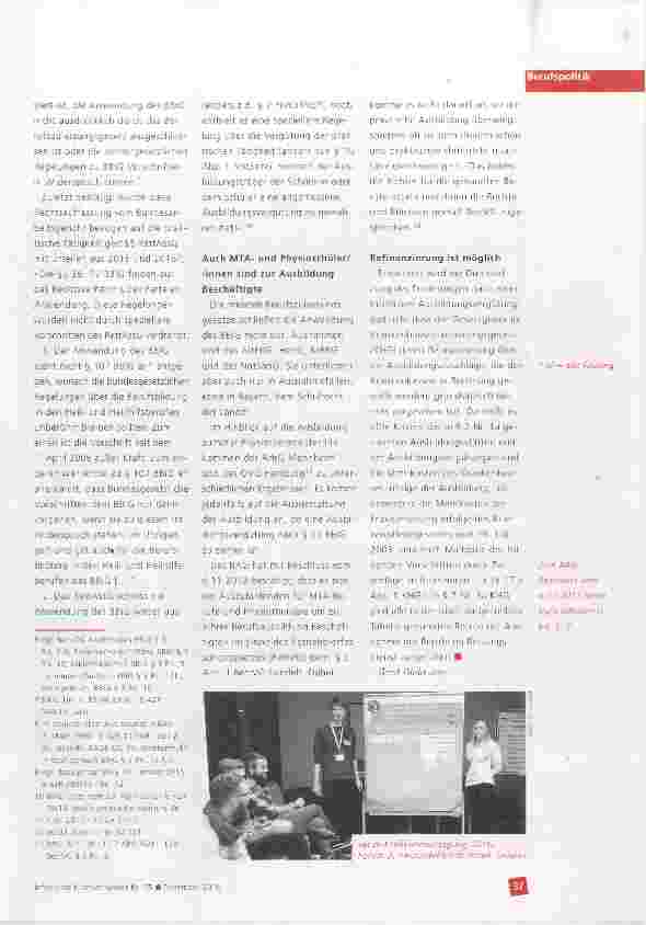 Vorschauseite 3: Ausbildungsvergütungen für alle Gesundheitsberufe?