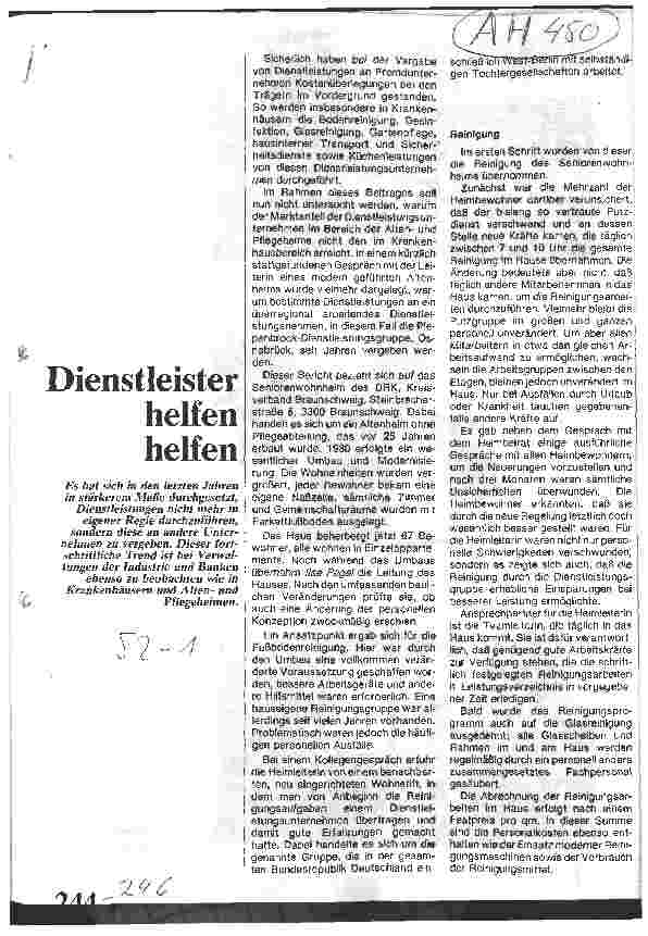 Vorschauseite 1: Dienstleiter helfen helfen