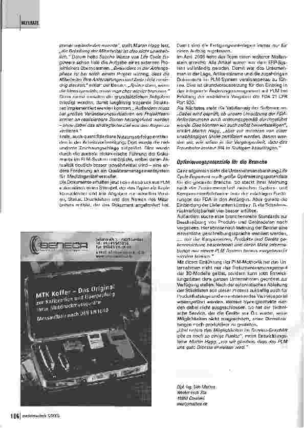 Vorschauseite 4: Produktlebenszyklusmanagement (PLM) eröffnet viele Optimierungspotenziale