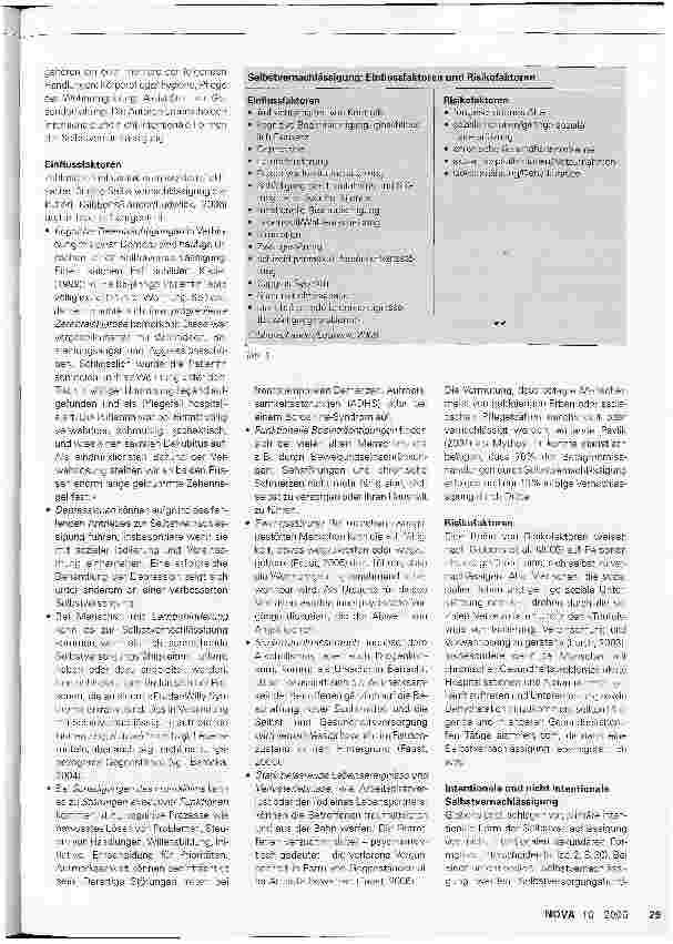 Vorschauseite 2: Selbstvernachlässigung alternder Menschen