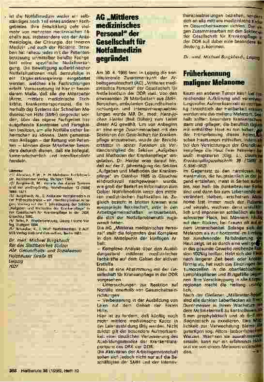 Vorschauseite 2: Notfallmedizin was ist das?
