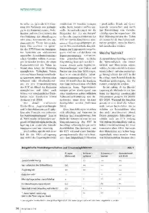 Vorschauseite 3: Im Fokus: Tubusfixierung bei Bauchlagerung