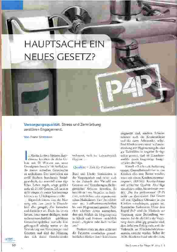 Vorschauseite 1: HAUPTSACHE EIN NEUES GESETZ?