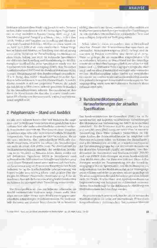 Vorschauseite 2: eMedikation in Deutschland vor dem Hintergrund ausländischer Erfahrungen
