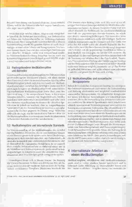 Vorschauseite 4: eMedikation in Deutschland vor dem Hintergrund ausländischer Erfahrungen