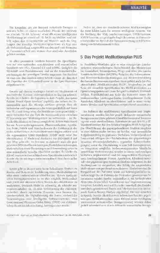 Vorschauseite 6: eMedikation in Deutschland vor dem Hintergrund ausländischer Erfahrungen