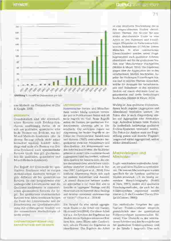 Vorschauseite 2: Qualitative Evidenzsynthesen Methodologien, Methoden und Herausforderungen