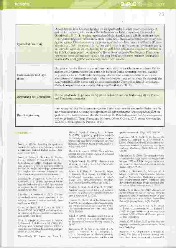 Vorschauseite 6: Qualitative Evidenzsynthesen Methodologien, Methoden und Herausforderungen