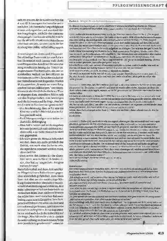 Vorschauseite 2: Studie über virtuelle Selbsthilfegruppen nach pränatalen Verlusten: Im Trauerprozess nicht alleine sein