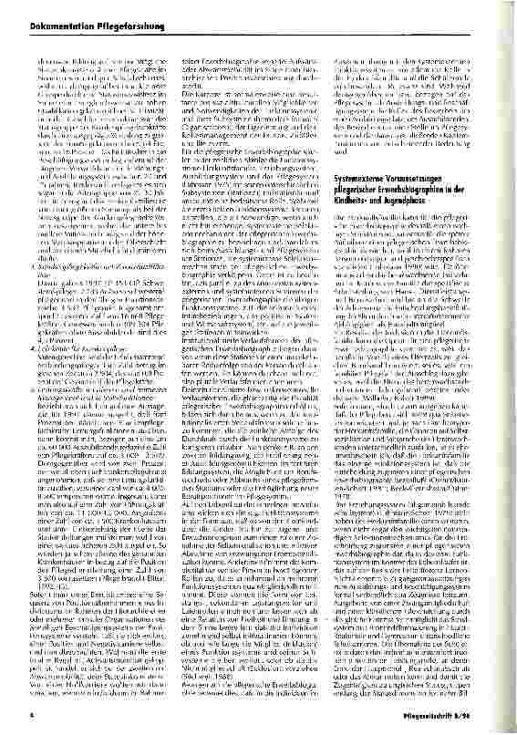 Vorschauseite 3: Zur Kontinuität und Diskontinuität Pflegerische pflegerischer Erwerbsbiographien