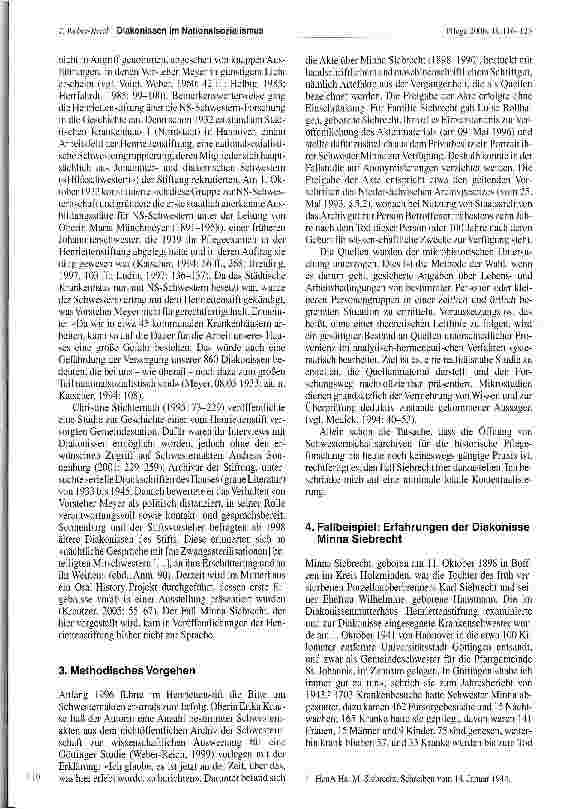 Vorschauseite 4: Das Verhalten von Diakonissen in der Zeit der NS-Diktatur und die Verarbeitung des ErlebtenEine Fallstudie auf dem Hintergrund bisheriger Forschung