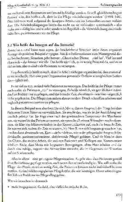 Vorschauseite 4: Podiumsgespräch: Pflegewissenschaft im paradigmatischen Diskurs -Bedeutung fiir das Pflegehandeln