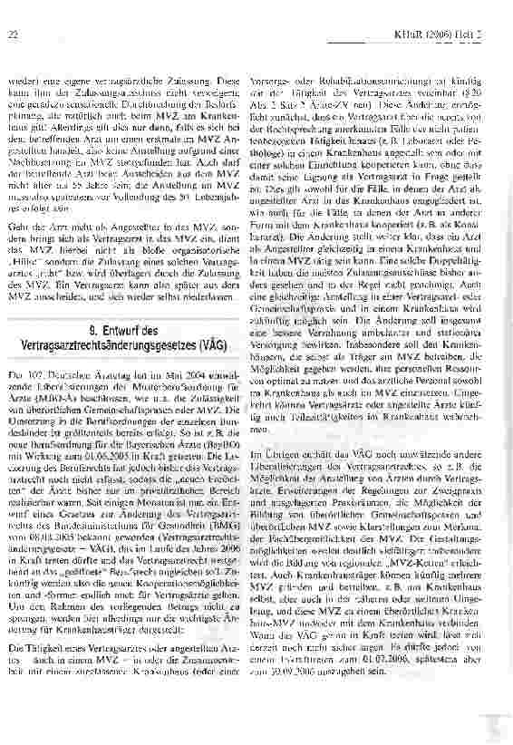 Vorschauseite 4: Medizinisches Versorgungszentrum - Chancen und Risiken für Krankenhaus und Chefarzt!