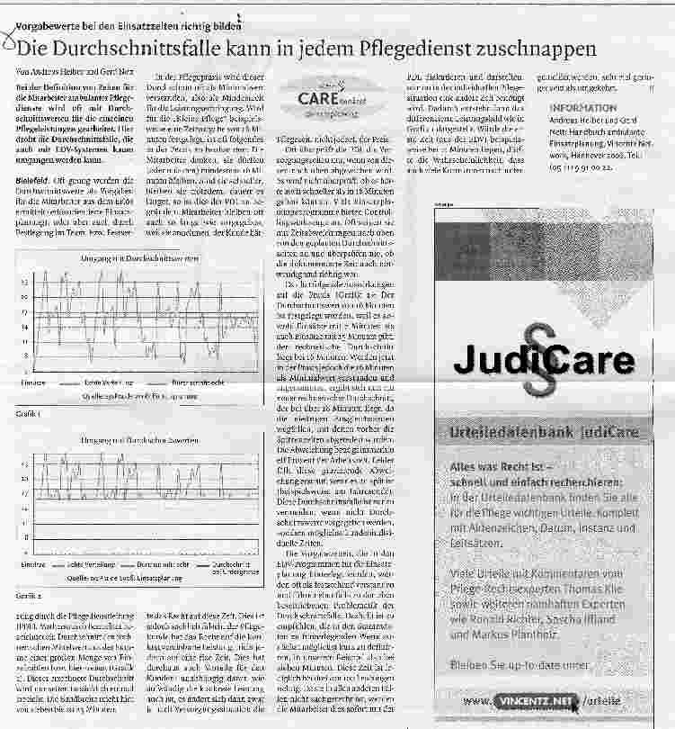 Vorschauseite 1: Durchschnittsfalle kann in jedem Pflegedienst zuschnappen