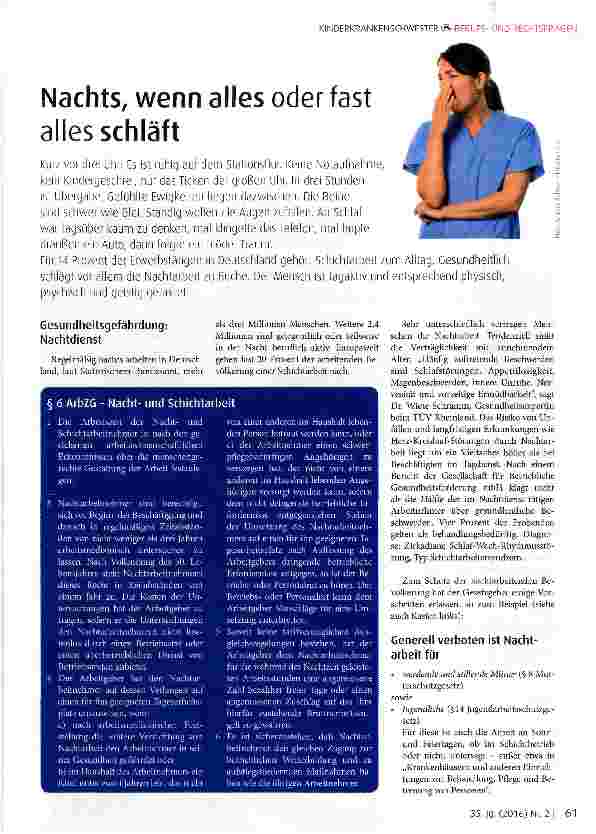 Vorschauseite 1: Nachts, wenn alles oder fast alles schläft