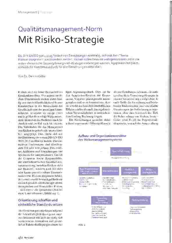Vorschauseite 1: Mit Risiko-Strategie