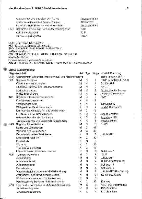 Vorschauseite 4: Vereinbarung gemäß  301 Abs. 3 SGB V über das Verfahren zur Abrechnung und Übermittlung der Daten nach  301 Abs. 1 SGB V (Datenübermittlungsvereinbarung) zwischen den GKV-Spitze…