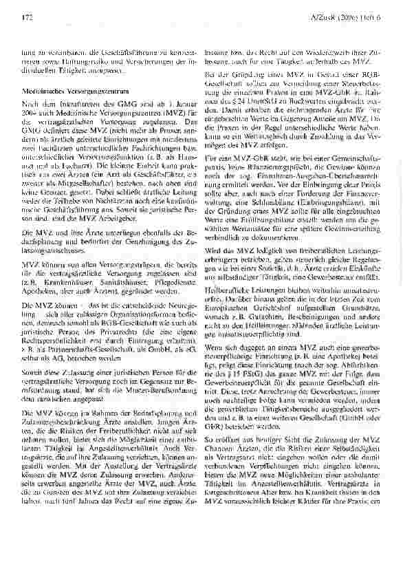 Vorschauseite 6: Ärztliche Gemeinschaften