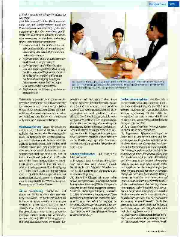 Vorschauseite 4: Hospizund Palliativbeauftragte im Gesundheitswesen