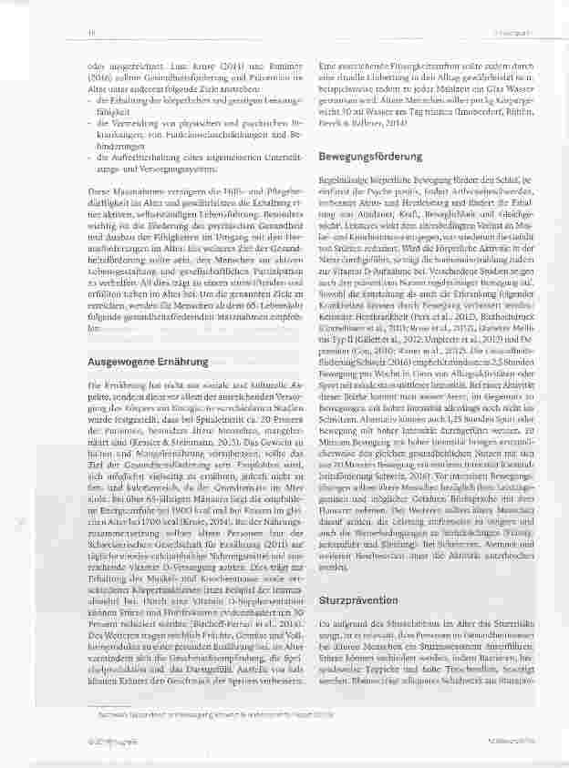 Vorschauseite 2: Gesundheitsforderung im Alter Ist Gesundheitsförderung im Alter möglich?