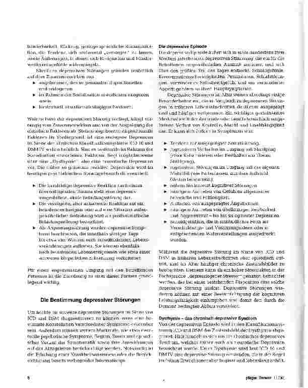 Vorschauseite 2: Depressives Verhalten bei Menschen mit Demenz