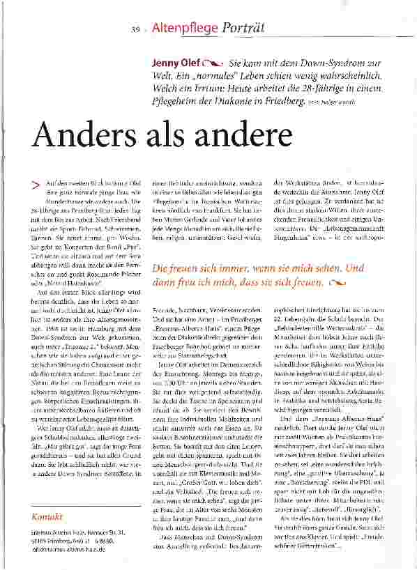 Vorschauseite 2: Anders als andere