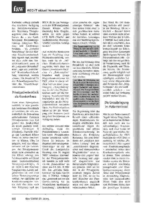 Vorschauseite 3: Der Krankenhausbegriff im Wandel - Zwischen Akutkrankenhaus, Privatpatientenklinik und Patientenhotel