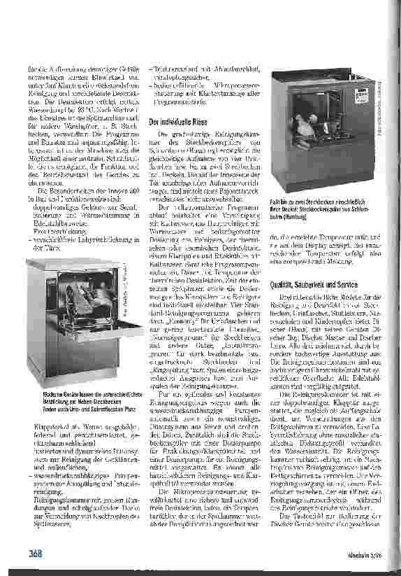 Vorschauseite 4: Schmutzig rein, sauber raus Steckbeckenspülen für Altenund Pflegeheime