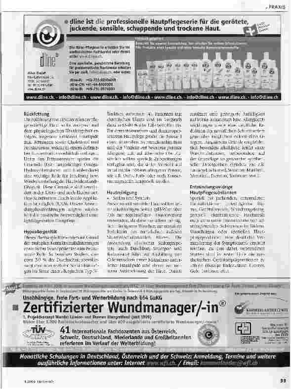 Vorschauseite 2: Moderne Hautpflege ergänzt die Therapie