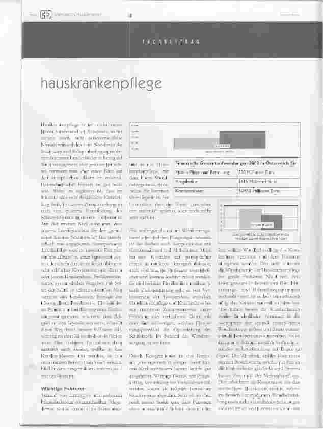 Vorschauseite 2: Die Betreuung von Klienten mit chronischen Wunden in der Hauskrankenpflege