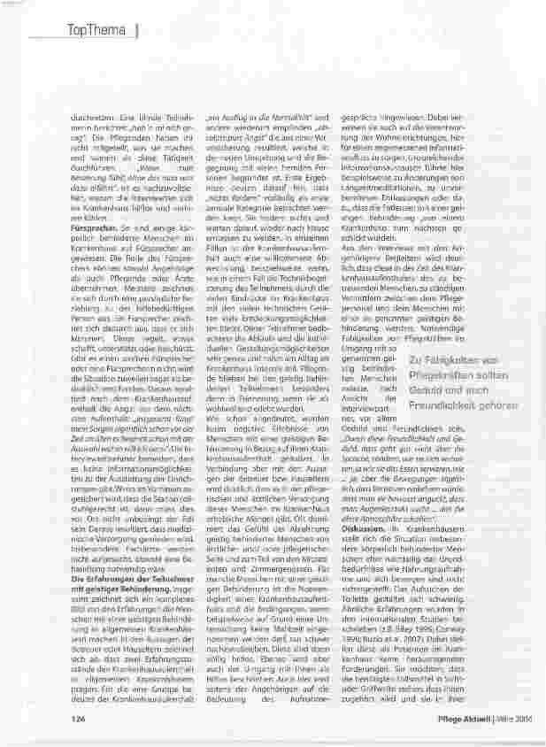 Vorschauseite 5: Behinderte Pflegewelten