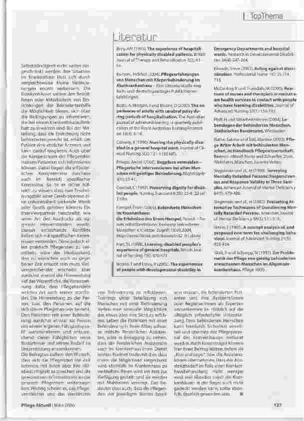Vorschauseite 6: Behinderte Pflegewelten
