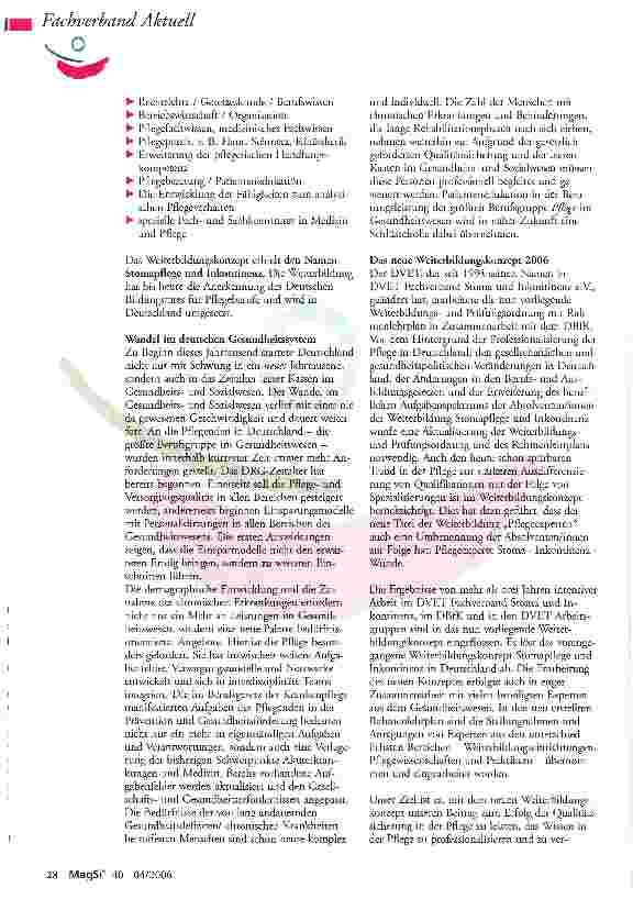 Vorschauseite 2: Im Blickfeld: Ein Weiterbildungskonzept in Deutschland bewährt und jetzt aktualisiert