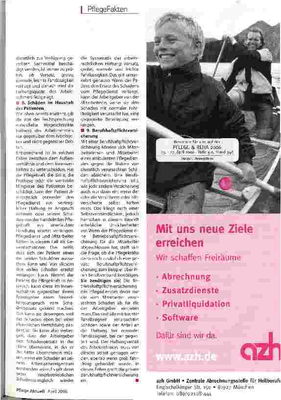 Vorschauseite 6: Wer haftet bei Fehlern Bereich der Ambulanten Pflege?